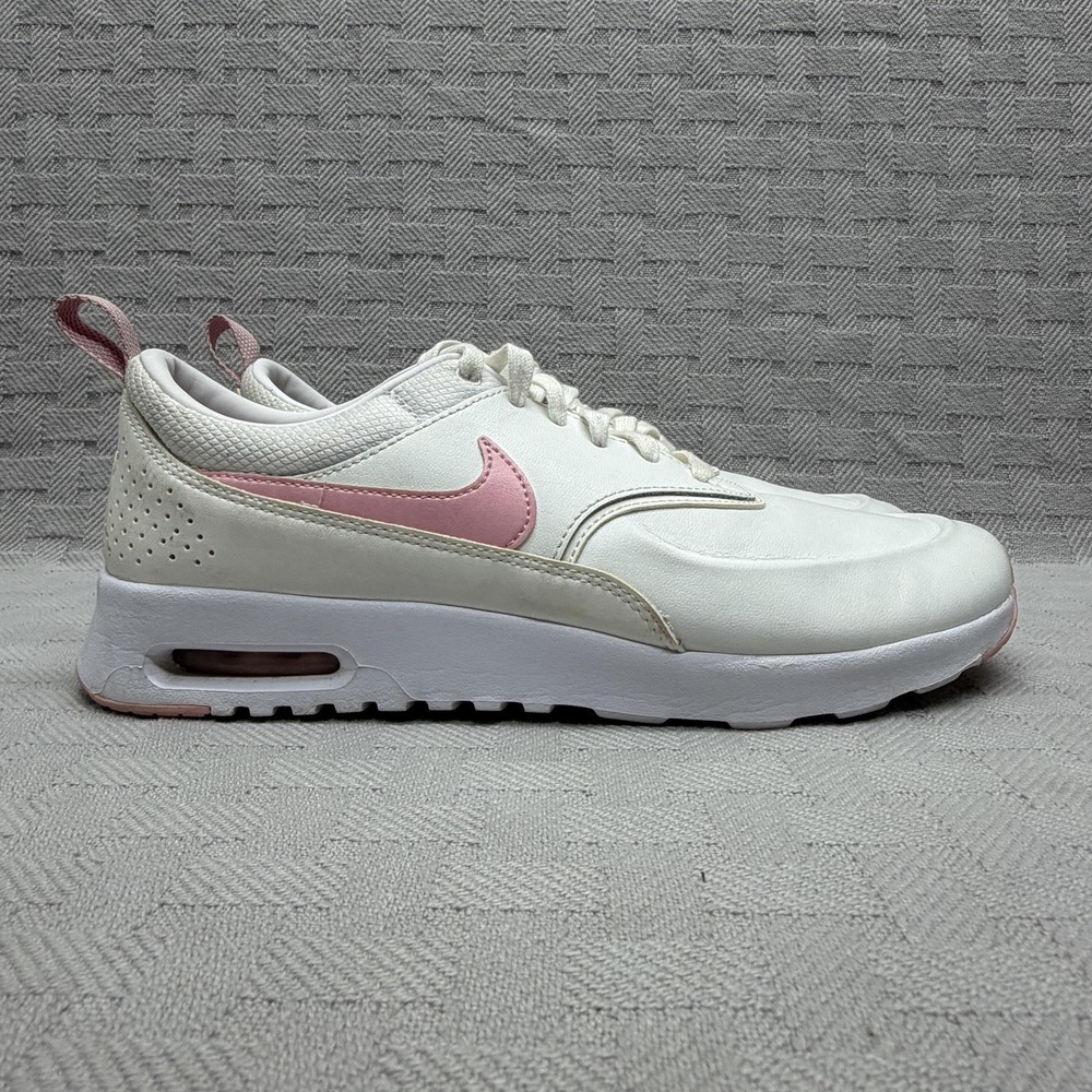 Nike Air Max Thea Shoes Womens Size 10 White Pink Running Sneakers FJ4576-100‎